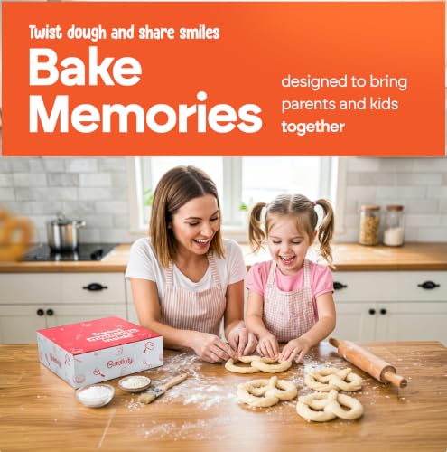 Baketivity Pretzel Kids Baking Kit with Pre-Measured Ingredients