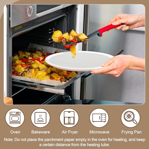 uxcell 250 Pcs Unbleached Parchment Paper Baking Sheets Rounds, 3 Inch Hamburger Patty Paper, Non Stick Parchment Pulp Paper for Baking Grilling or Meat Storage, White - size: 3 Inch