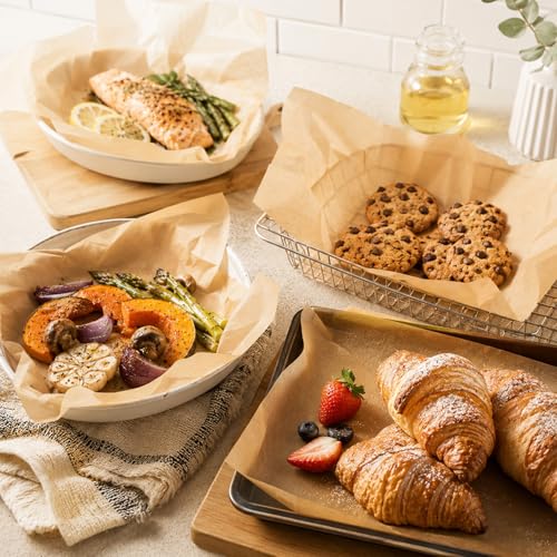 Parchment Paper Sheets 12x16 Inch, 200 Count Unbleached Pre-Cut