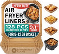 Air Fryer Liners Disposable Large 9.1” Square for 8-12 QT Basket - 128 Pcs - size: 9 inch - Square