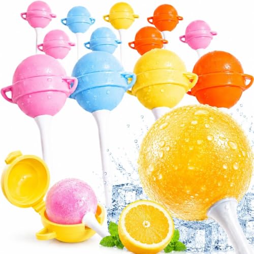 Lollipop Popsicle Molds,12 Pack Silicone Popsicle Molds,Reusable Lollipop Ice Cream Molds for Homemade Frozen Treats,Juice,Yogurt,Smoothies and Fruit Desserts.
