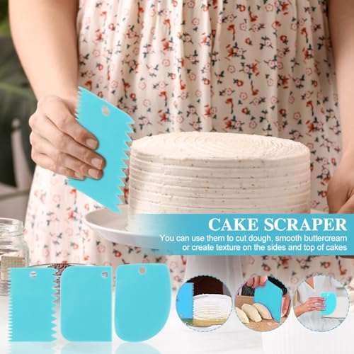 Cake Leveler & Slicer, Adjustable Cake Cutter Slicer Leveler - color: Blue