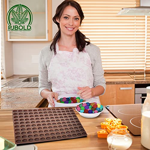 Round Silicone Candy Mold - Half Sheet - size: Round