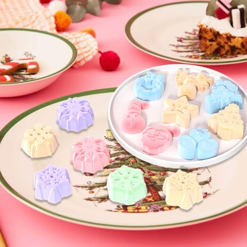 1 Pcs Snowflakes Shape Chocolate Molds Christmas Silicone Molds - color: Styl 4