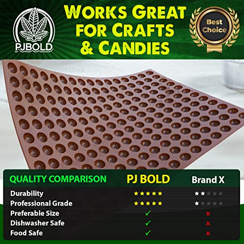 Gum Drop Candy Mold - Half Sheet Brown - size: Gum Drop
