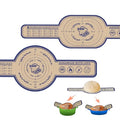 Silicone Bread Sling for Dutch Oven, 2 Pack (6" Oval & 8" Round) – Non-Stick & 500°F Heat Resistant Sourdough Mat, Easy to Clean, Reusable Food-Grade Sourdough Sling – Fits 3–5 qt Dutch Ovens - color: Blue, size: M +S