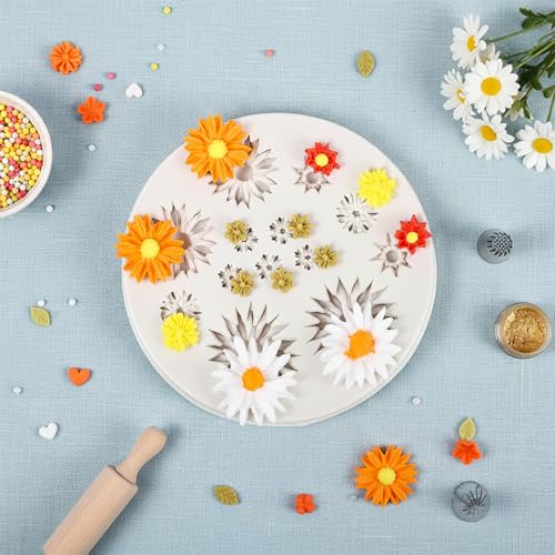 Silicone Mold for Clay, Daisy Flower Molds Polymer Clay Mold