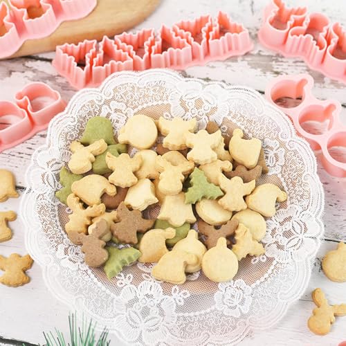 Mini Christmas Cookie Cutter for Pet Treats, Cute Homemade Snacks Cutters - color: Christmas-1