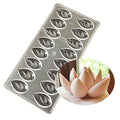 Polycarbonate Chocolate Mold DIY Candy Mould Clear Hard Plastic Bakeware Pastry Tools Drip (19388) - color: 14