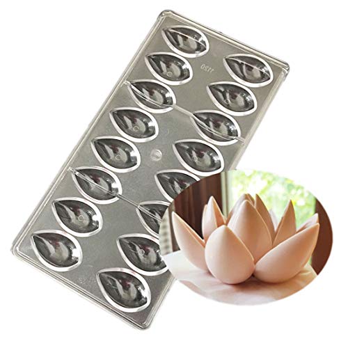 Polycarbonate Chocolate Mold DIY Candy Mould Clear Hard Plastic Bakeware Pastry Tools Drip (19388) - color: 14