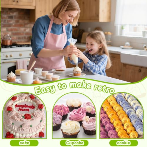 Suuker Large Piping Tips Set, Stainless Steel