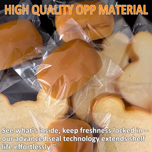 Soarvita Clear Self Sealing Cookie Bags: 4x4 Inches 100 Pcs Plastic Resealable Gift Wrap Cellophane Bags for Packaging Cookies, Candy, Treat, Gifts, Snacks and Party Favors - Self Adhesive Wrappers - color: 4x4 Inch -100pcs