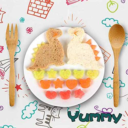 Hhyn Sandwich Cutters Set for Kids, 12 PCS