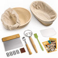 Rorecay Sourdough Starter Kit with Banneton Bread Proofing Baskets