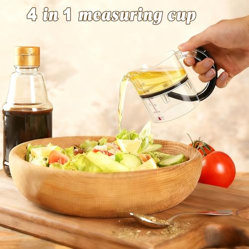 4-in-1 Adjustable Measuring Cup for Liquid & Dry