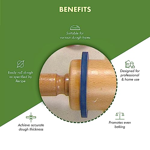 Regency Wraps Evendough Bands, Rolling Pin Rings, Set Of 4 Sizes, Pack Of 1 - size: Pack of 1
