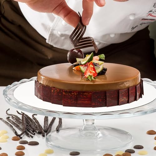 Yeplan 50 Packs White Cake Boards, 10 Inch Food-Grade Round Cake Board - color: Cake Board-50 Packs