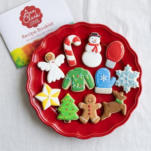 Ann Clark Christmas Cookie Cutters Set of 11, Made in USA - style: Christmas 11-Pc Set