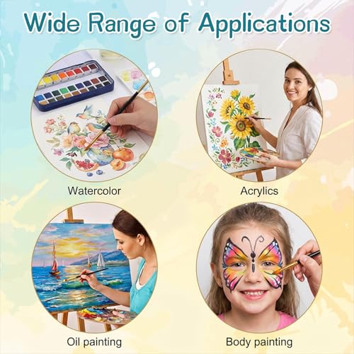 6 PCS Food Paint Brushes, Cake Painting Brushes Set