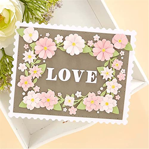 Mvchifay Cutting Dies Metal Stencils Scrapbooking Tool DIY Craft Carbon Steel Embossing Template for Paper Card Making (Rectangular-15.8x12.3cm) - color: Rectangular-15.8x12.3cm