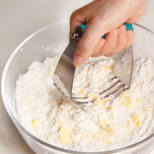 ALLTOP Pastry Blender Cutter, 1 Pack, Turquoise - color: Turquoise
