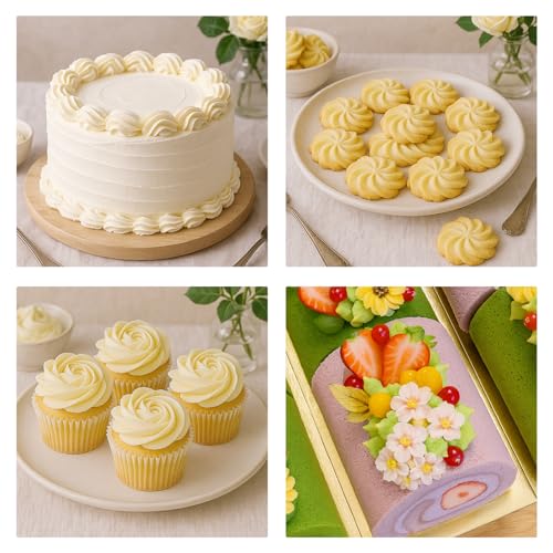 10-Piece Reusable Piping Bags and Tips Set, Cake Decorating Kit