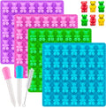 Large Silicone Gummy Bear Molds, Candy Molds, 4 Pack