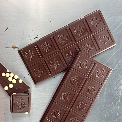 Polycarbonate Chocolate Bar Mold - Mushroom Symbol - 50mL 10 piece for Candy, Chocolate Bars, Baking PMUL1