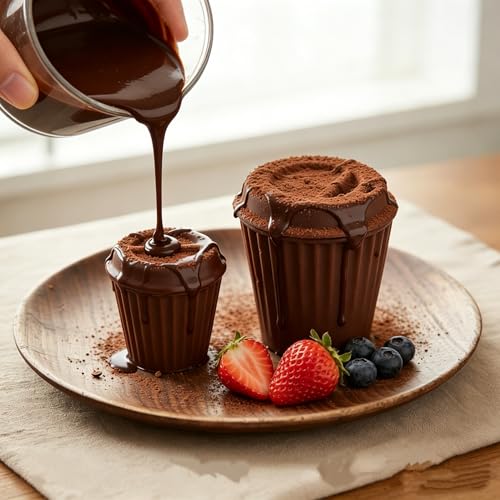 2pk Silicone Coffee Cup Baking Mold Easy Release for Desserts