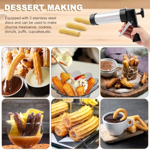 Churro Maker Machine,for Cake, Various Shapes, Máquina para Hacer Churros