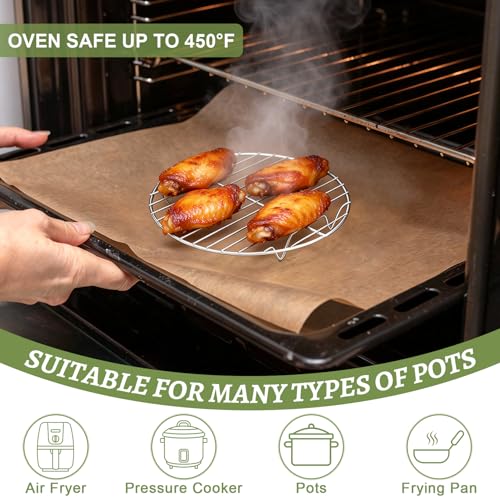 P&P CHEF Round Cooking Rack, Cooling Rack for Steamer, 7.5”, Silver - color: Silver, size: 7.5 Inch