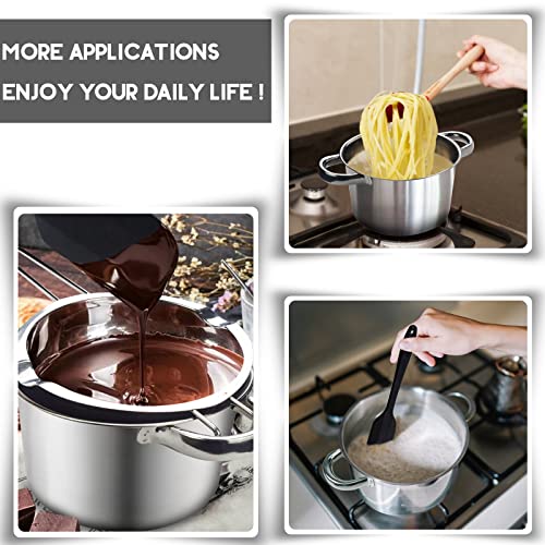 0.5QT Double Boiler Chocolate Melting with 1.5 QT 304 Stainless Steel Pot - size: 600ml+1600ml