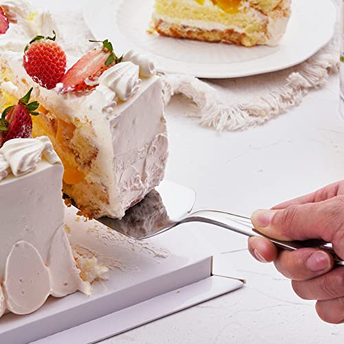 GoGeiLi Stainless Steel Wedding Cake Cutting Set - color: Silver