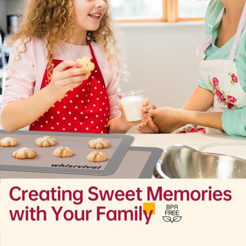 4 Pcs Silicone Baking Mat, Non-Stick, Reusable, Easy Cleanup - color: Gray