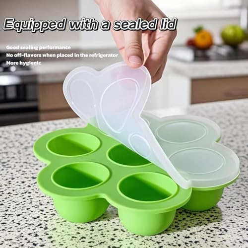 Septe 2 PCS Silicone Muffin Pans, Non-Stick 7-Cup Air Fryer Baking Molds