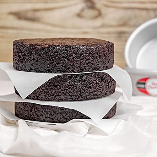Fat Daddio's Round Cake Pan, 18 x 3 Inch, Silver - size: 18 x 3 Inch, style: 3" Depth