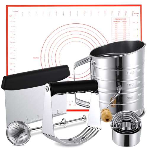 10 Pcs Pastry Biscuit Cutter for Baking Set Stainless Steel