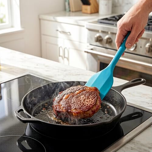 5 Pieces Silicone Spatula Set BPA Free - color: Multicolor
