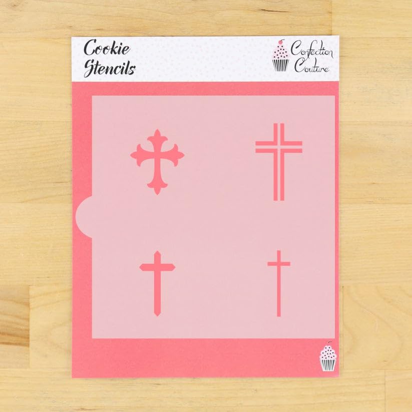 Crosses Cookie Stencil