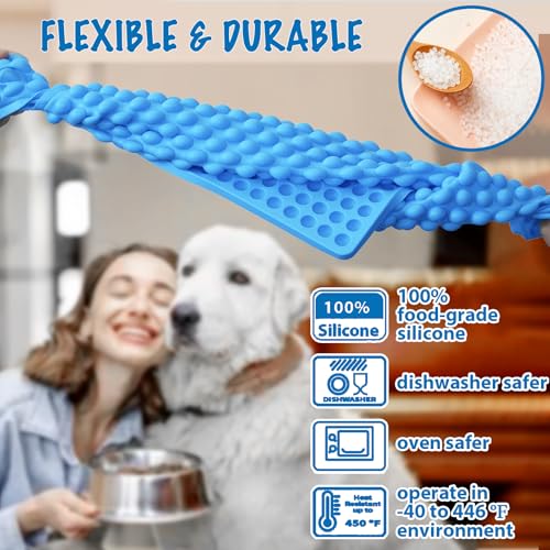 HKNMTT Mini Round Silicone Molds, 936 Cavities Semi Sphere Baking Moulds for Dog Treats Chocolate Chip Candy Gummy Freezer Oven Safe Homemade BPA Free Food Grade 2 PCS 0.02 Oz Cavity - style: 0.45" Semi Sphere 2PCS