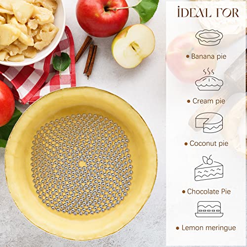 Ferraycle 2 Pcs Pie Weights Baking Beads Stainless Steel Chain,6 Ft, 10 Ft