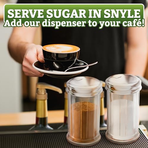 Set of 2 Glass Sugar Container for Sugar and Creamer Set 12 Oz - size: 2 Pcs 12 Oz
