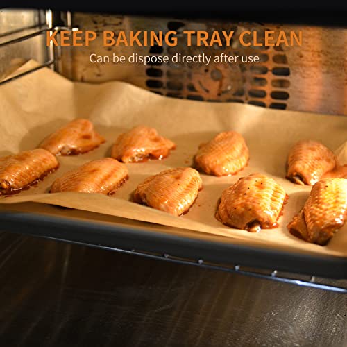 200 Pcs Unbleached Parchment Paper Baking Sheets, 8x12 inch Baking Paper, Precut Non-Stick Parchment Sheets for Baking, Cooking, Grilling, Air Fryer and Steaming, Precut Silicone Baking Paper - size: 8 x12 inch