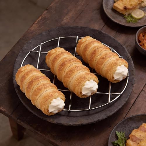 2 Pieces 304 Stainless Steel Cooling Racks, Roasting Rack - size: Small
