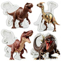 Dinosaur Silicone Molds Tyrannosaurus Rex Fondant Mold Set Of 4 - color: Style M