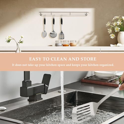 3-Piece Stainless Steel Utensil Set, Turner, Spoon, Skimmer, Silver - color: B-Silver Cooking Utensils