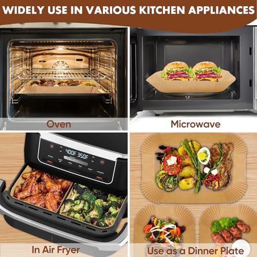 Air Fryer Liners Disposable Airfryer Liners Parchment Paper 150Pcs - color: 150Pcs（L*50pcs+S*100pcs)