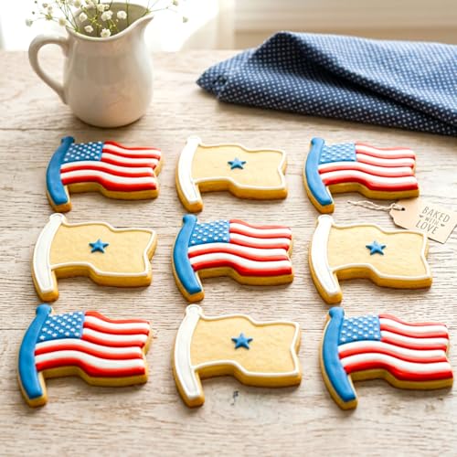 4th of July Cookie Cutters 8Pcs Large Size for Celebration - style: 4th of July