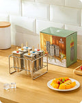 Baffect stainless steel popsicle molds, Set of 6 with Metal Holder