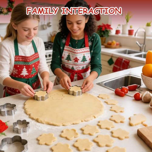 Flower Cookie Cutter Set Pack of 5 Stainless Steel Sandwich Cutter - style: C-Flower